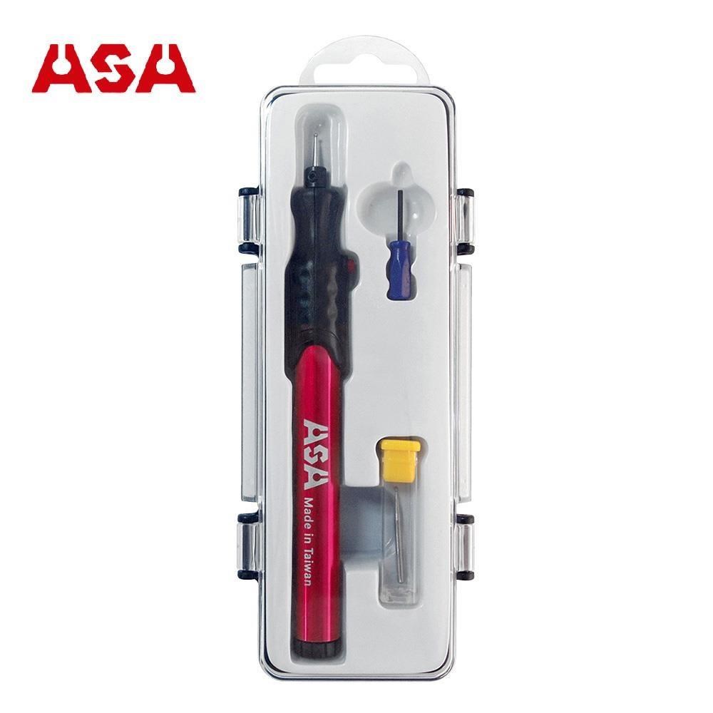 台灣製ASA【日本馬達電池式電刻筆(紅)】電動雕刻筆 刻字筆