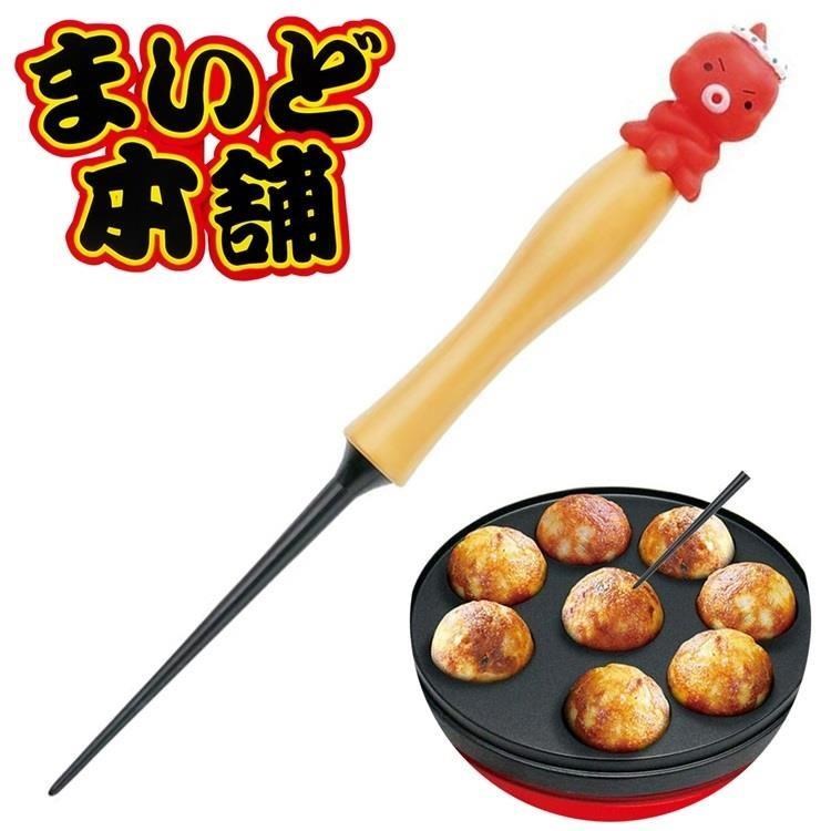 日本貝印KAI可愛造型章魚燒挑針章魚燒叉子DS-1017(尖錐針型;耐熱230度)叉針挑棒