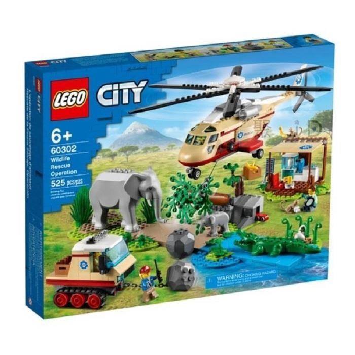 【LEGO 樂高積木】City 城市系列 - 野生動物救援行動 LT-60302