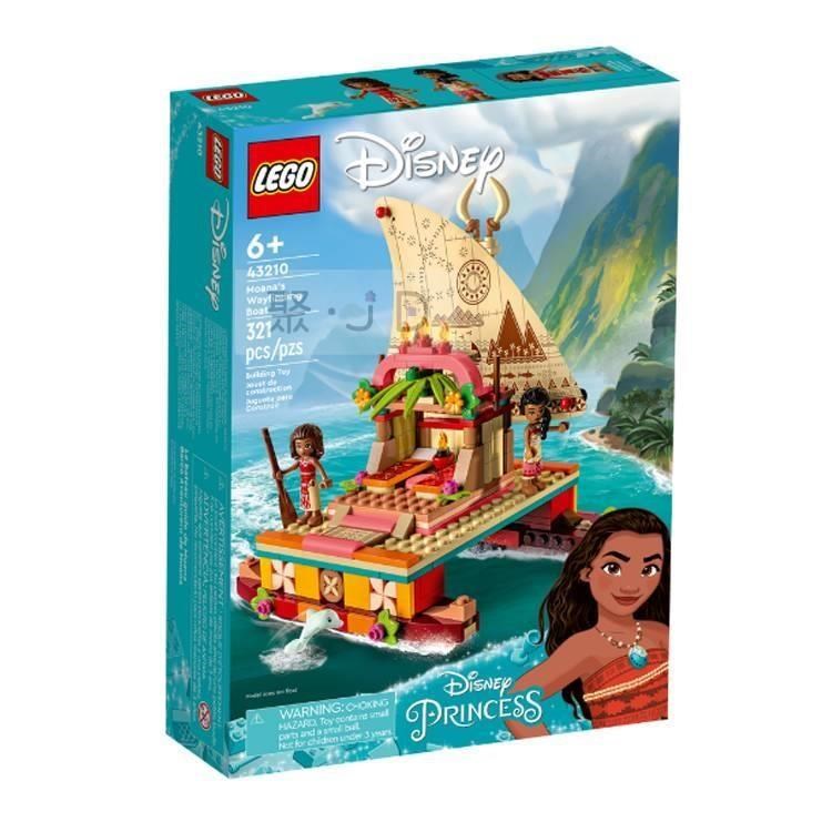 【LEGO 樂高積木】Disney迪士尼系列-莫娜的雙殼船(6) 43210