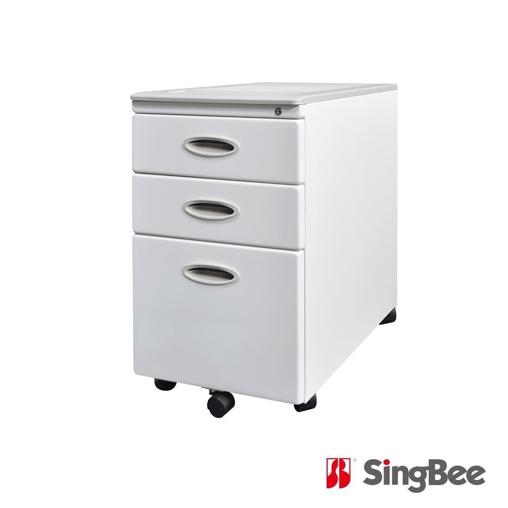 【SingBee 欣美】經典復古活動櫃 SB-205B(原廠/附輪腳/收納櫃/辦公櫃/抽屜櫃)