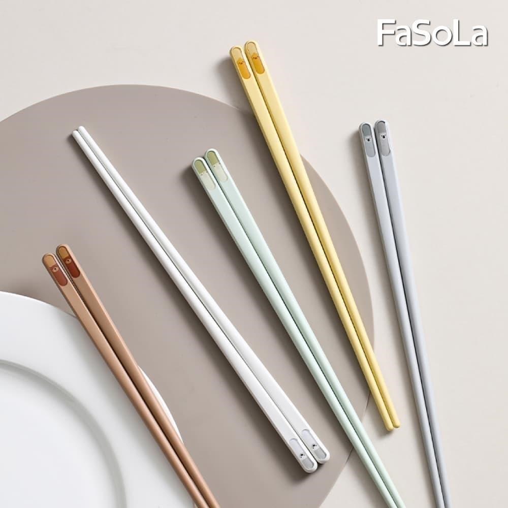 FaSoLa 耐高溫 防滑抗菌 玻璃纖維合金筷-卡通款