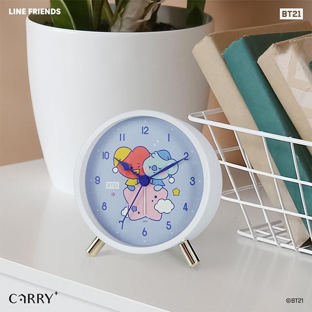 【CarryPlus】BT21夢之星金屬鬧鐘 (官方授權/靜音機芯/A Dream of Baby)