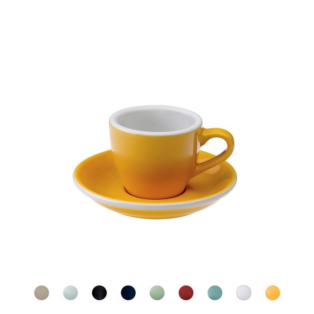 【LOVERAMICS】蛋形系列 - 80ml濃縮咖啡杯盤組