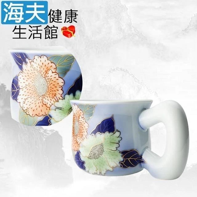 【海夫健康生活館】LZ 日本深川瓷器 藝術瓷器 茶花早安杯(B0176-01)