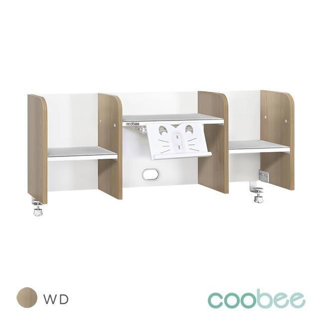 【coobee】加購配備 CB-510 5系列120桌上書架(白WT/木WD)