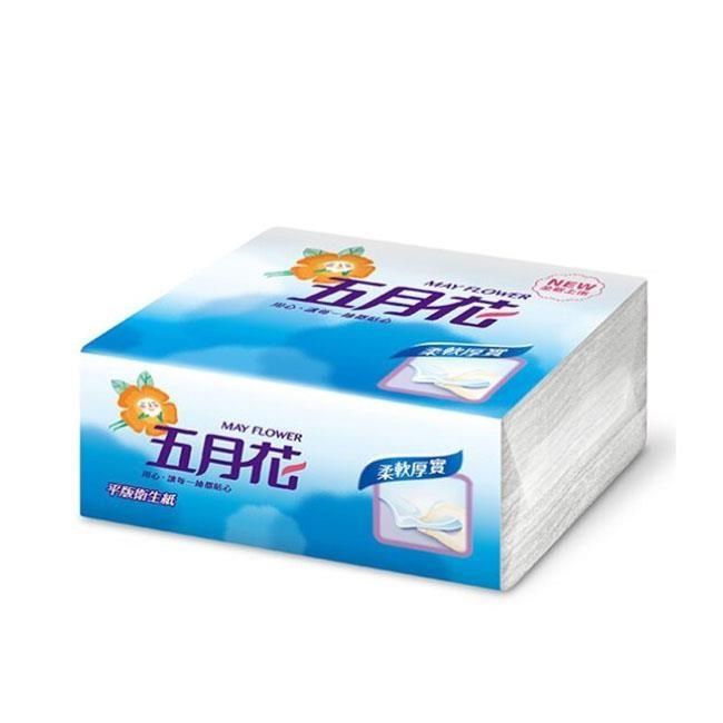五月花平版衛生紙400張*6包*8袋/箱