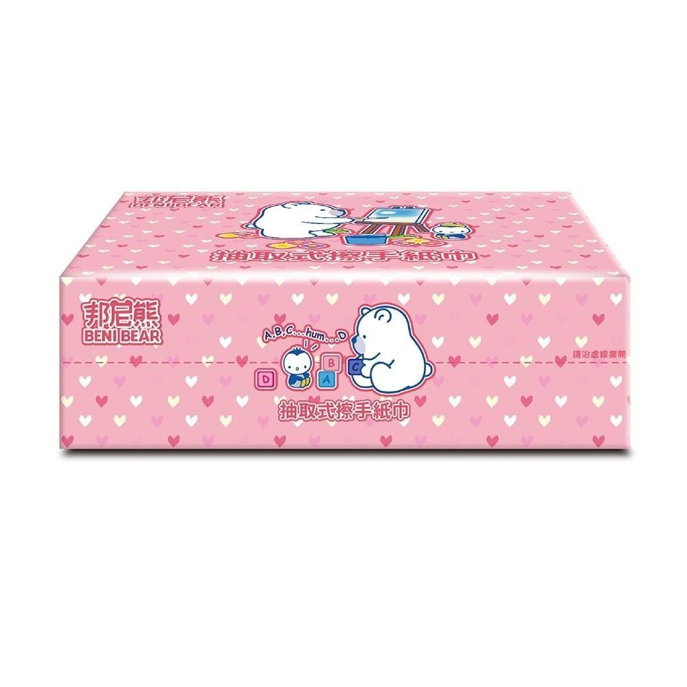 【Benibear 邦尼熊】抽取式熊厚擦手紙(130張X20包/箱)