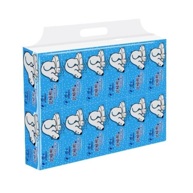 北極熊環保抽取式衛生紙 100抽x72包/箱