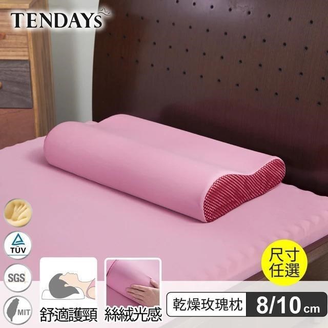 TENDAYS 玩色柔眠記憶枕乾燥玫瑰色(多款任選)