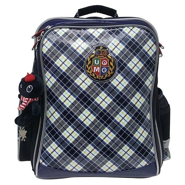 UNME 後背包大容量可A4資料夾主袋+外袋共二層內多隔層書包