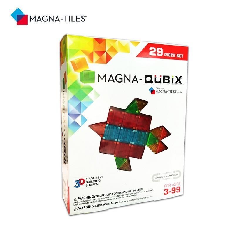 Magna-Tiles Magna-Qubix 磁力積木29片