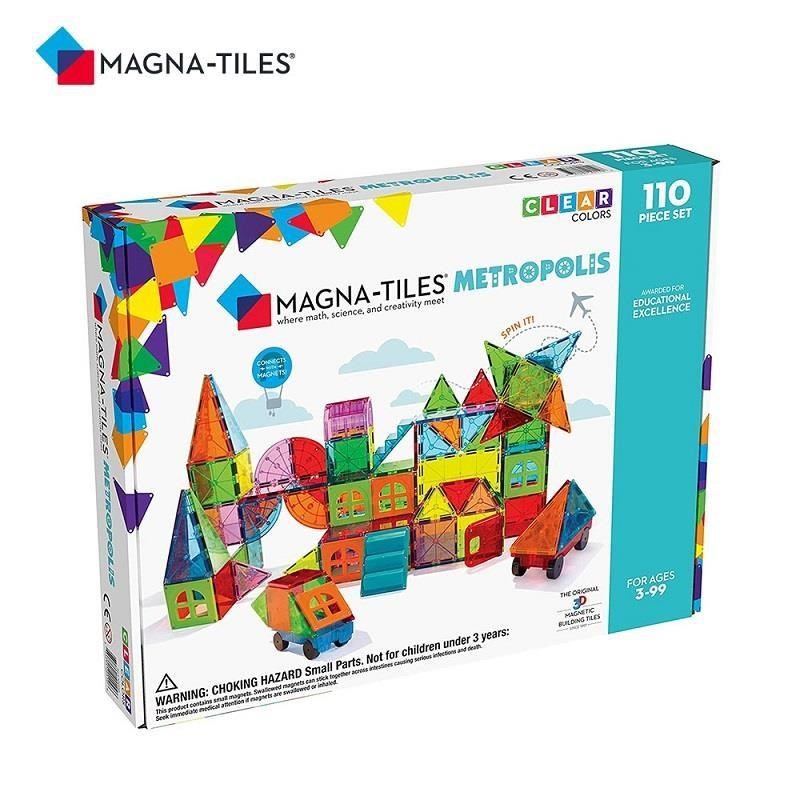 Magna-Tiles Magna-Qubix 都市磁力積木110片