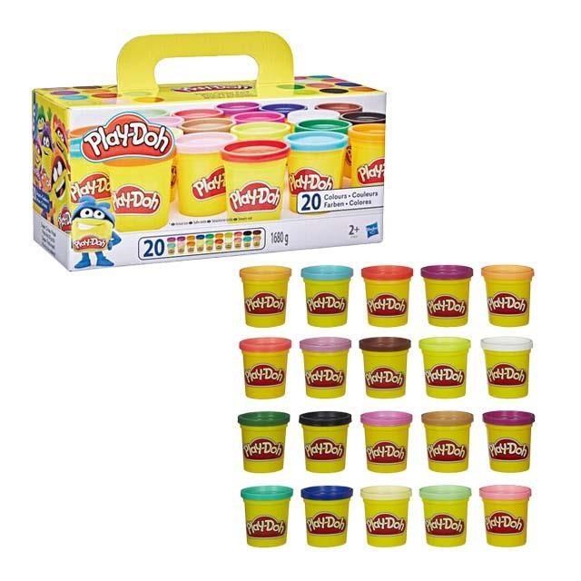 【培樂多 Play-Doh】繽紛20色黏土組