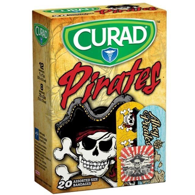 【康到家】酷瑞 卡通OK 繃- 加勒比海盜，6盒/組