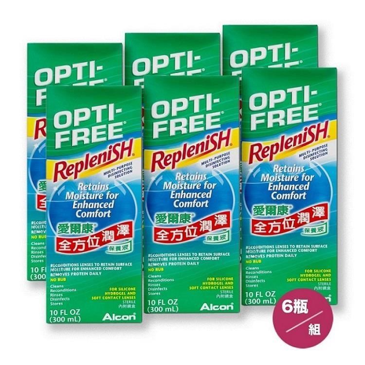 【ALCON】愛爾康全方位潤澤保養液 300ml*6瓶