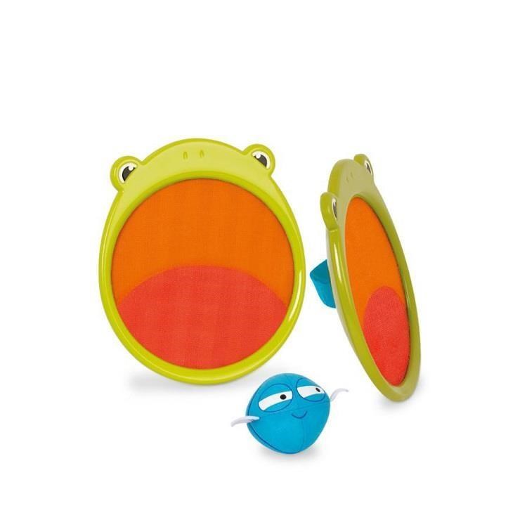 【美國 B.Toys 感統玩具】蟲蟲捕手-青蛙小隊(手眼協調) 球類遊戲