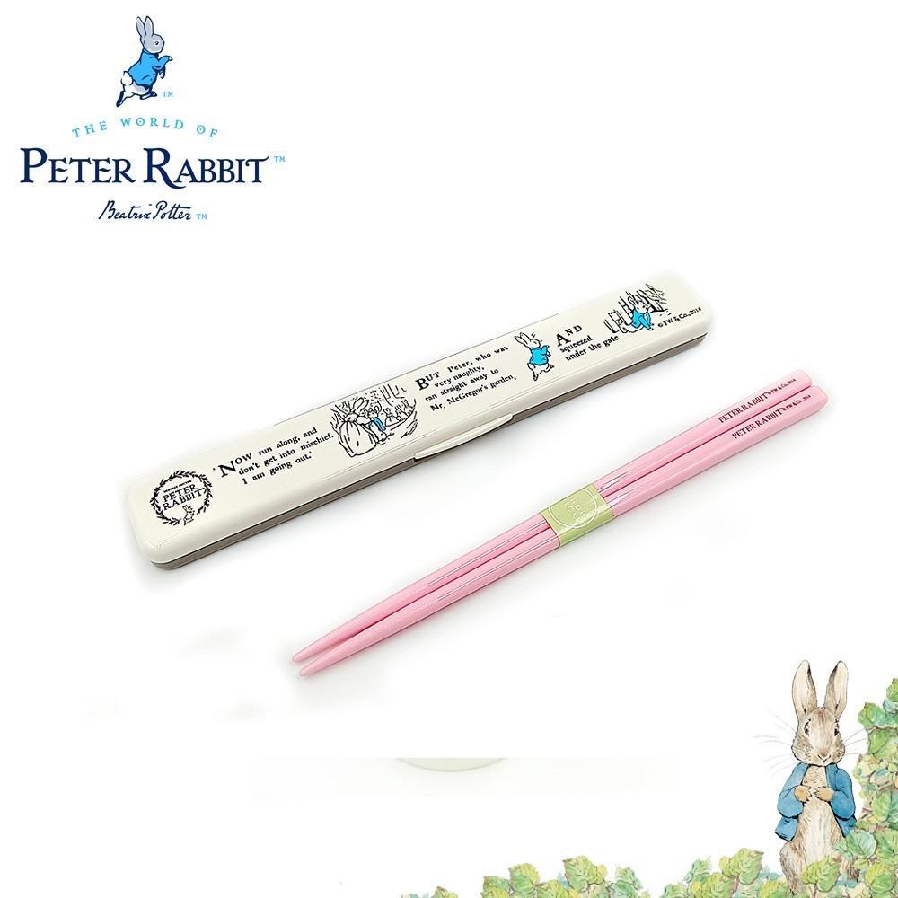 【Croissant科羅沙】Peter Rabbit 比得兔日本製附盒筷子18cm