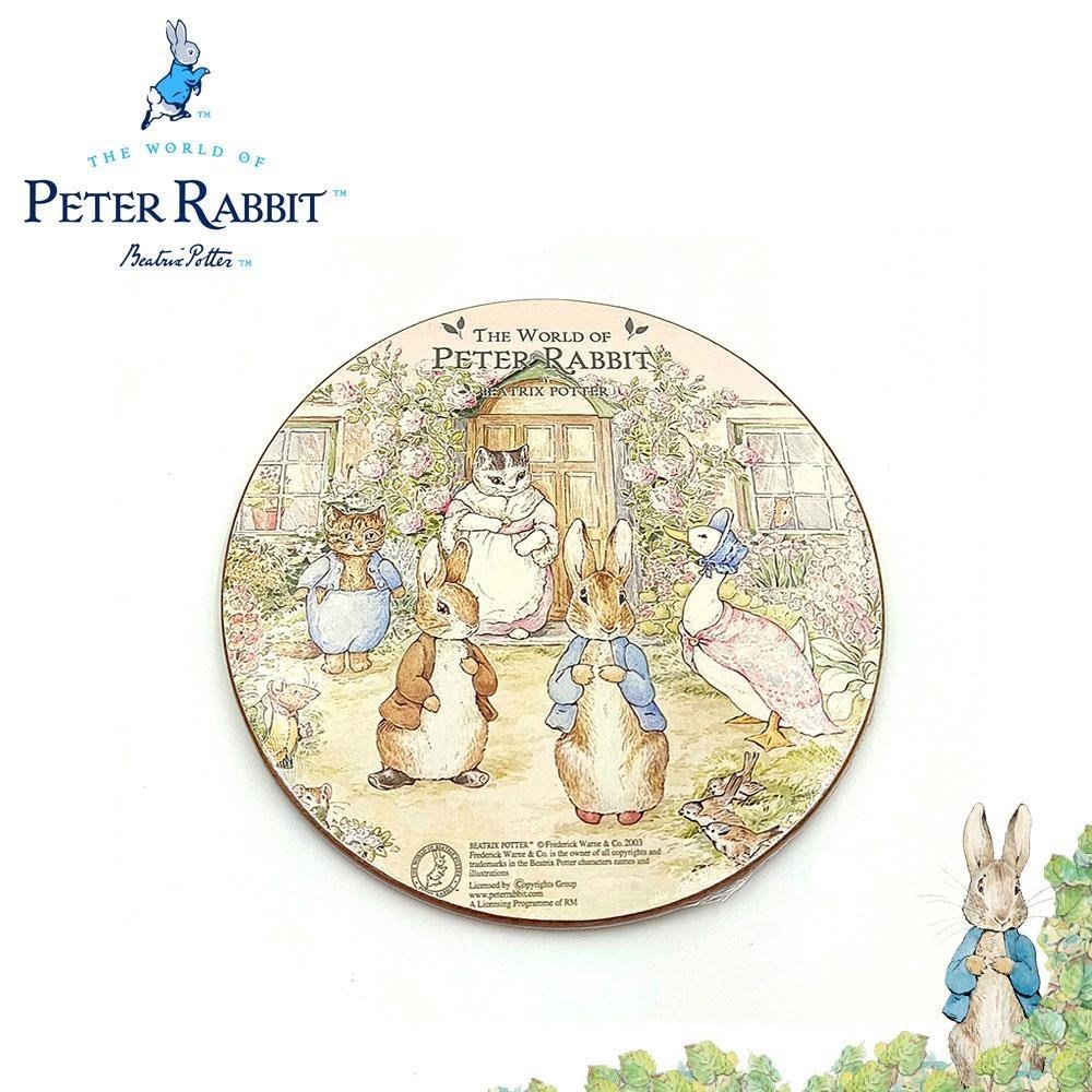 【Croissant科羅沙】Peter Rabbit 比得兔 PE圓木鍋墊/隔熱墊 朋友3158