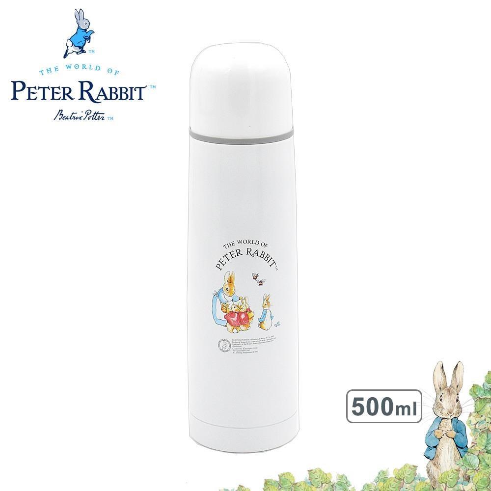 【Croissant科羅沙】Peter Rabbit 比得兔PE保溫瓶500ml-白色(4759)