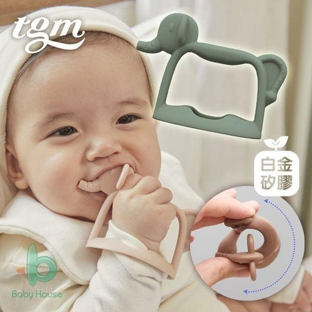TGM 不吃手白金矽膠固齒器 小象 手腕穿握型 適3個月以上 (附收納盒)