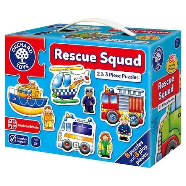 【英國 Orchard Toys 桌遊】救援小英雄 Rescue Squad Jigsaw Puzzle OT-204