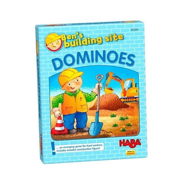 德國HABA桌遊-建築師班恩-多米諾紙牌 Dominoes TA303593