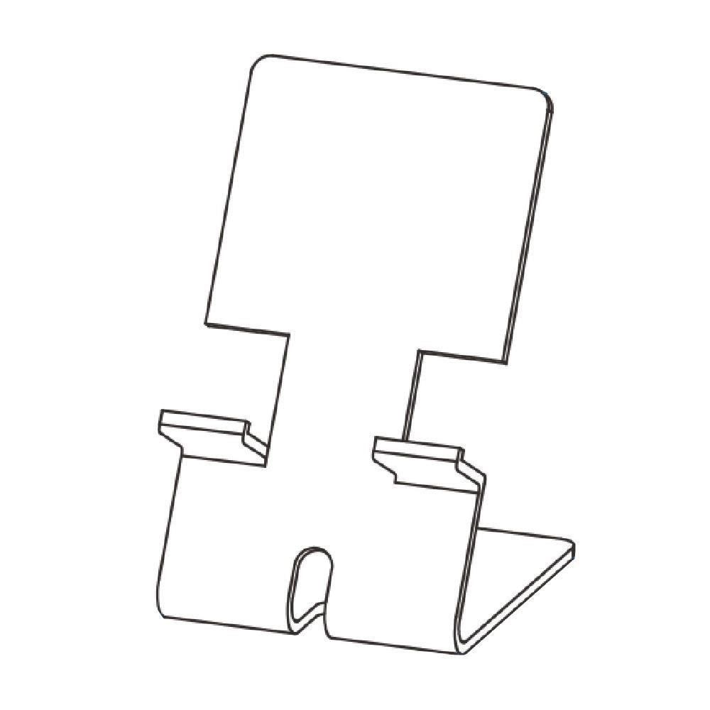 徠福 手機 專用 支架 有線孔 8x9.5x15cmX厚3mm 20個/組 NO.3202