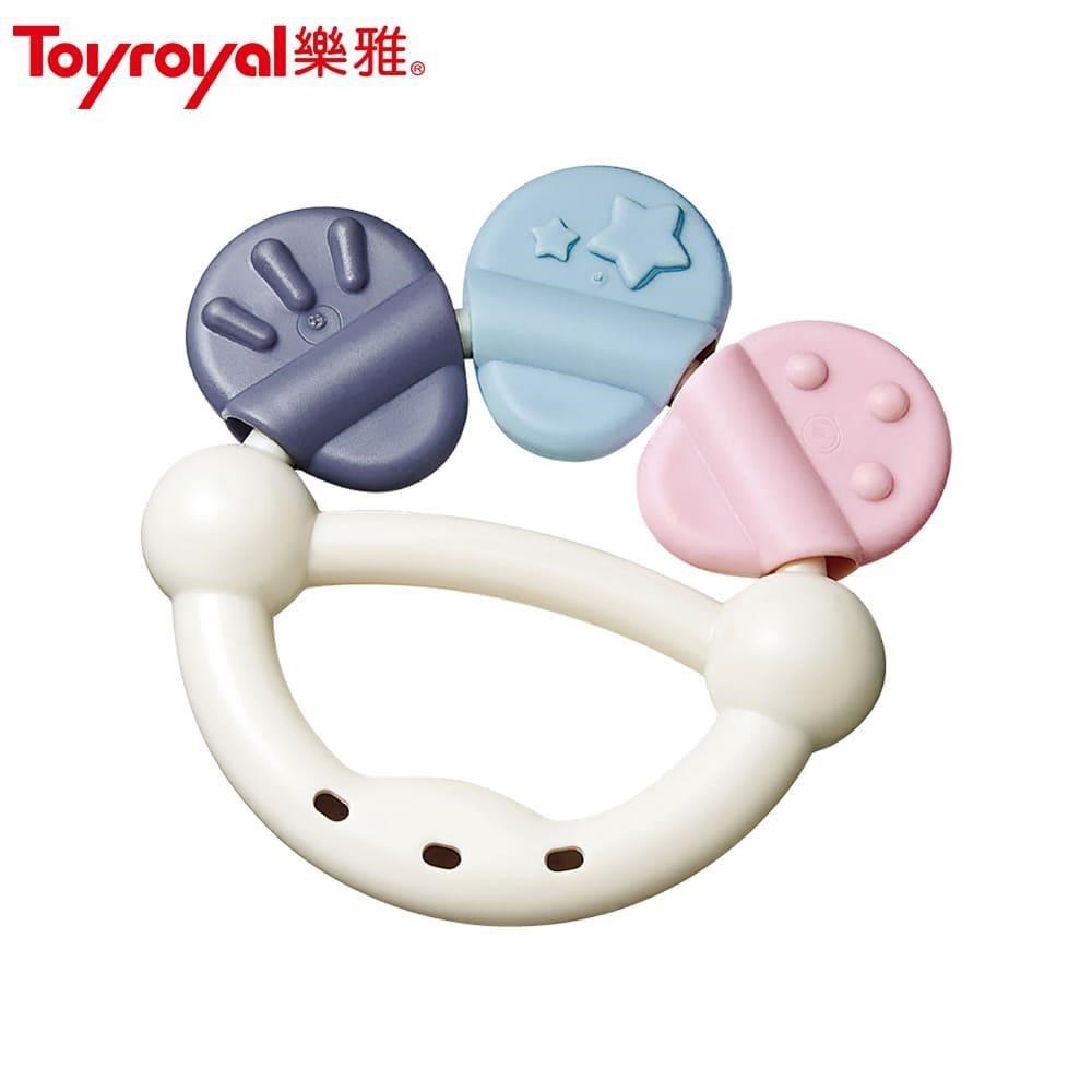 日本《樂雅 Toyroyal》北歐風可消毒牙膠搖鈴