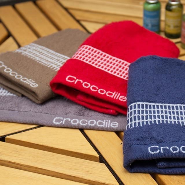 【CROCODILE 鱷魚牌】風靡尊貴素色毛巾