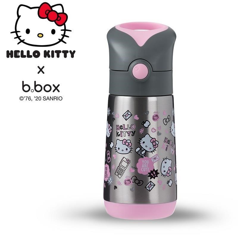 澳洲 b.box Kitty不鏽鋼吸管保冷杯-百變Kitty