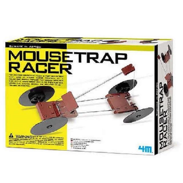 【4M創意玩具】科學探索系列-趣味捕鼠器改裝賽車 Mousetrap Racer 03908