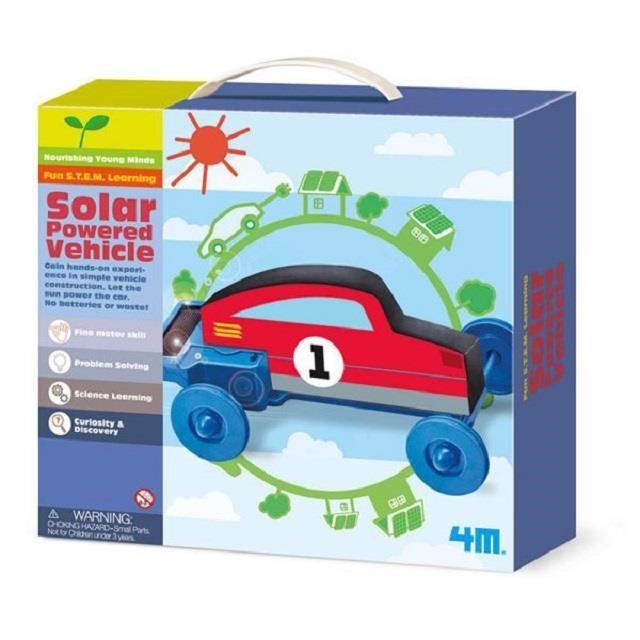 【4M創意玩具】學齡前啟蒙系列-陽光噗噗車 Solar Power Vehicle 04676