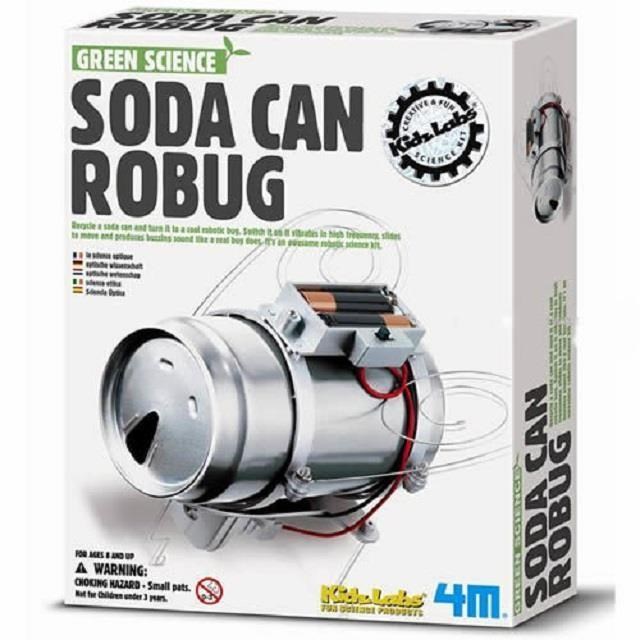 【4M創意玩具】科學探索系列-環保機械蟲 Soda Can Robug 03266