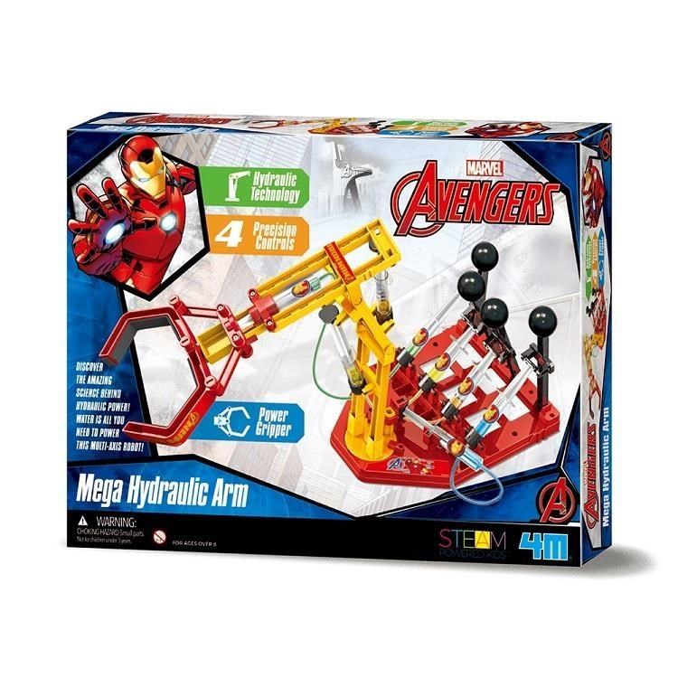 【4M創意玩具】迪士尼創作系列-復仇者聯盟鋼鐵人液壓手臂 SD003108