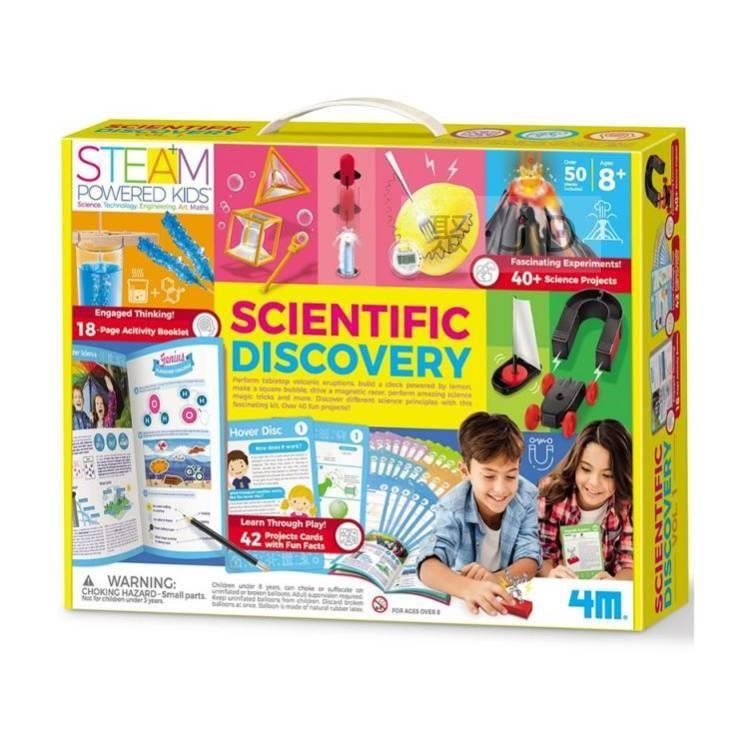 【4M創意玩具】科學大驚奇 STEAM (中文版) Scientific Discovery 01711
