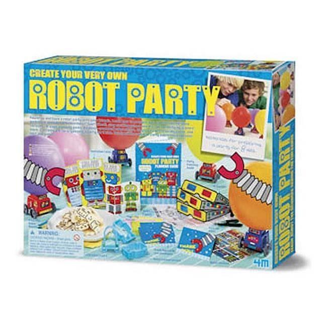 【4M創意玩具】美勞創作-機器人八人派對 Create Your Own Robot Party 04402