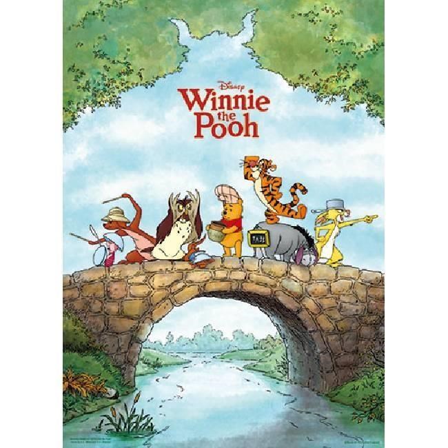 臺製拼圖-迪士尼小熊維尼-典藏海報 Winnie The Pooh 520片盒裝 HPD0520-159