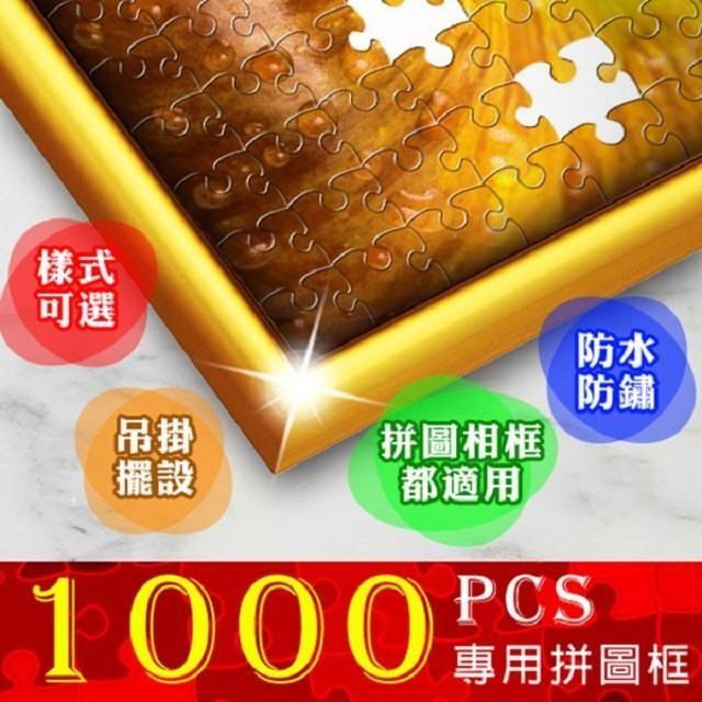臺製拼圖框 金屬框 拼圖鋁框 50x75cm(適用部分1000片拼圖) (多款顏色可選)