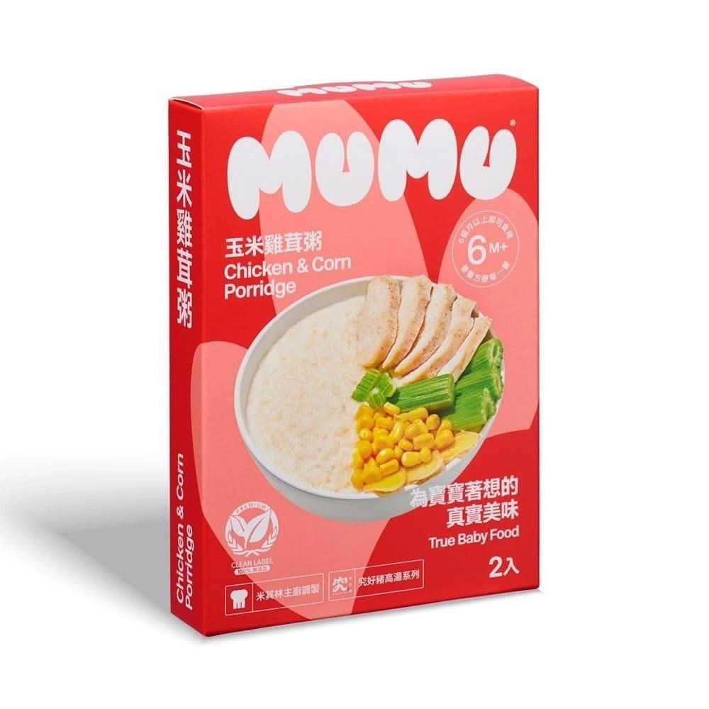 【MUMU】玉米雞茸粥150gx2包/盒