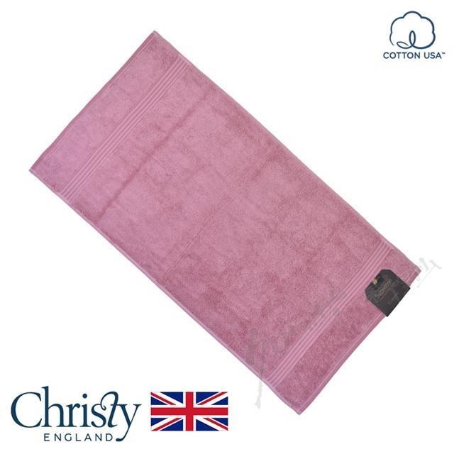 【Croissant 科羅沙】英國皇室品牌Christy 美國棉MARK毛巾 深粉 40*76cm