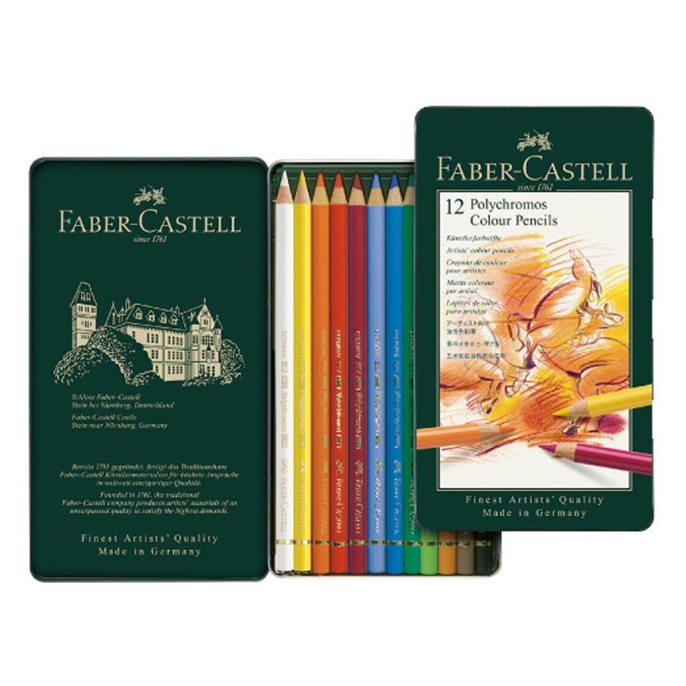 【Faber-Castell】輝柏 藝術家級油性色鉛筆12色 / 盒 110012
