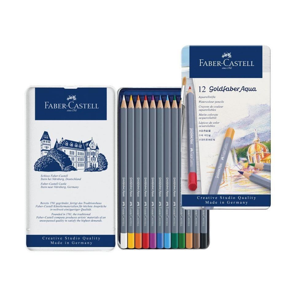 【Faber-Castell】輝柏 GOLDFABER水性色鉛筆 12色 / 盒 114612