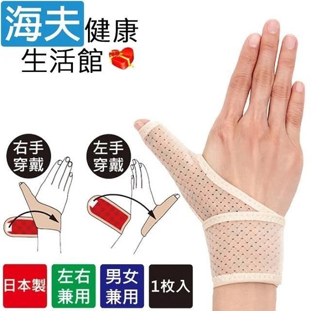 百力肢體裝具(未滅菌)【海夫】ALPHAX 拇指護 腕固定帶(左右兼用/1入) 日本製