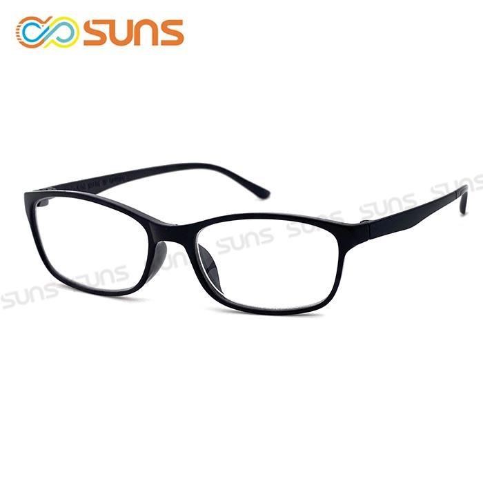 【SUNS】MIT台灣製 簡約黑老花眼鏡 閱讀眼鏡 矯正鏡片(未滅菌)