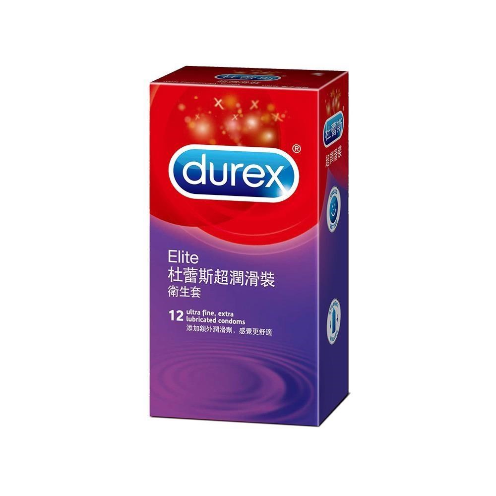 Durex杜蕾斯-超潤滑裝保 險 套(12入)