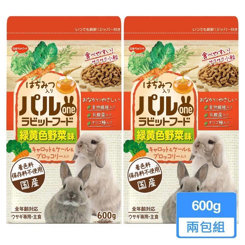 【日寵】好朋友蜂蜜兔糧 蔬菜口味 600g/包；兩包組