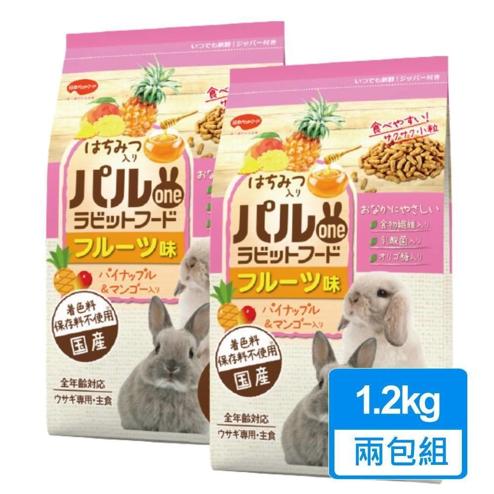 【日寵】好朋友蜂蜜兔糧 水果口味 1.2kg/包；兩包組
