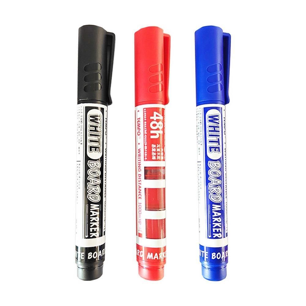 節奏 TEMPO 直液式白板筆 2.0mm 12支 /組 WB-300(藍、紅、黑)