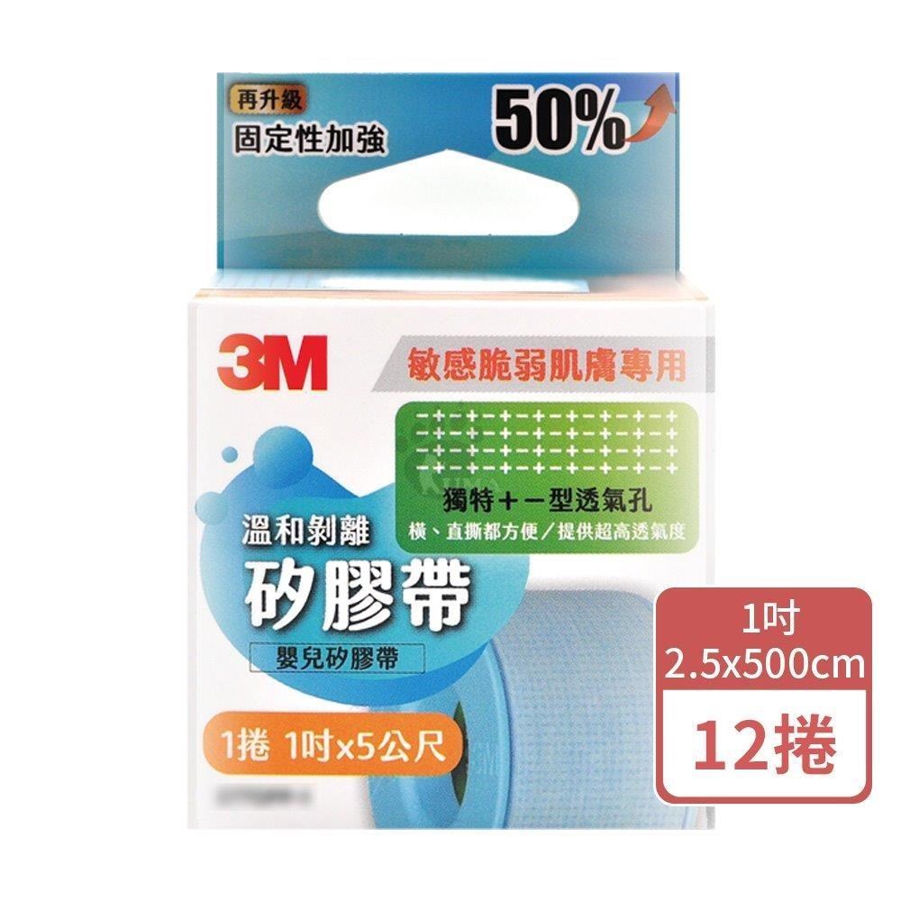3M 溫和剝離矽膠帶 1吋x5公尺 (12捲)